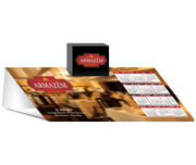 Calendário De Mesa Porta Cartões Simples Couchê 250g Verniz UV Total Frente