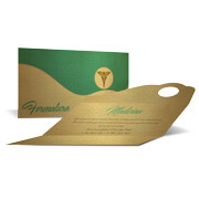 Convites Clássico Gold Master 300g Sem Verniz