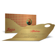 Convites Clássico Gold Master 300g Sem Verniz