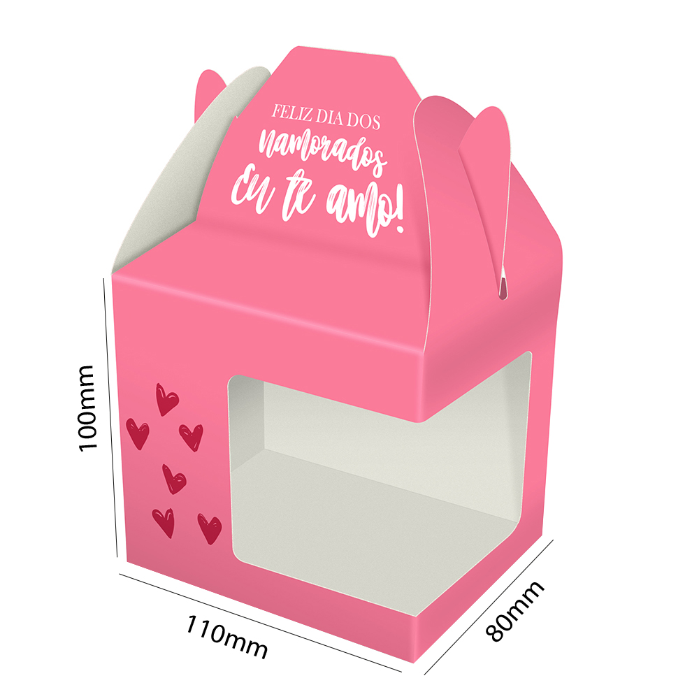 Caixa Com Janela Para Caneca Reciclato Digital Sem Verniz