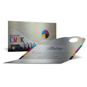 Convites Clássico Silver Lux 300g Sem Verniz