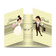 Convites Imperial Couchê 250g Sem Laminação E Sem Verniz Uv