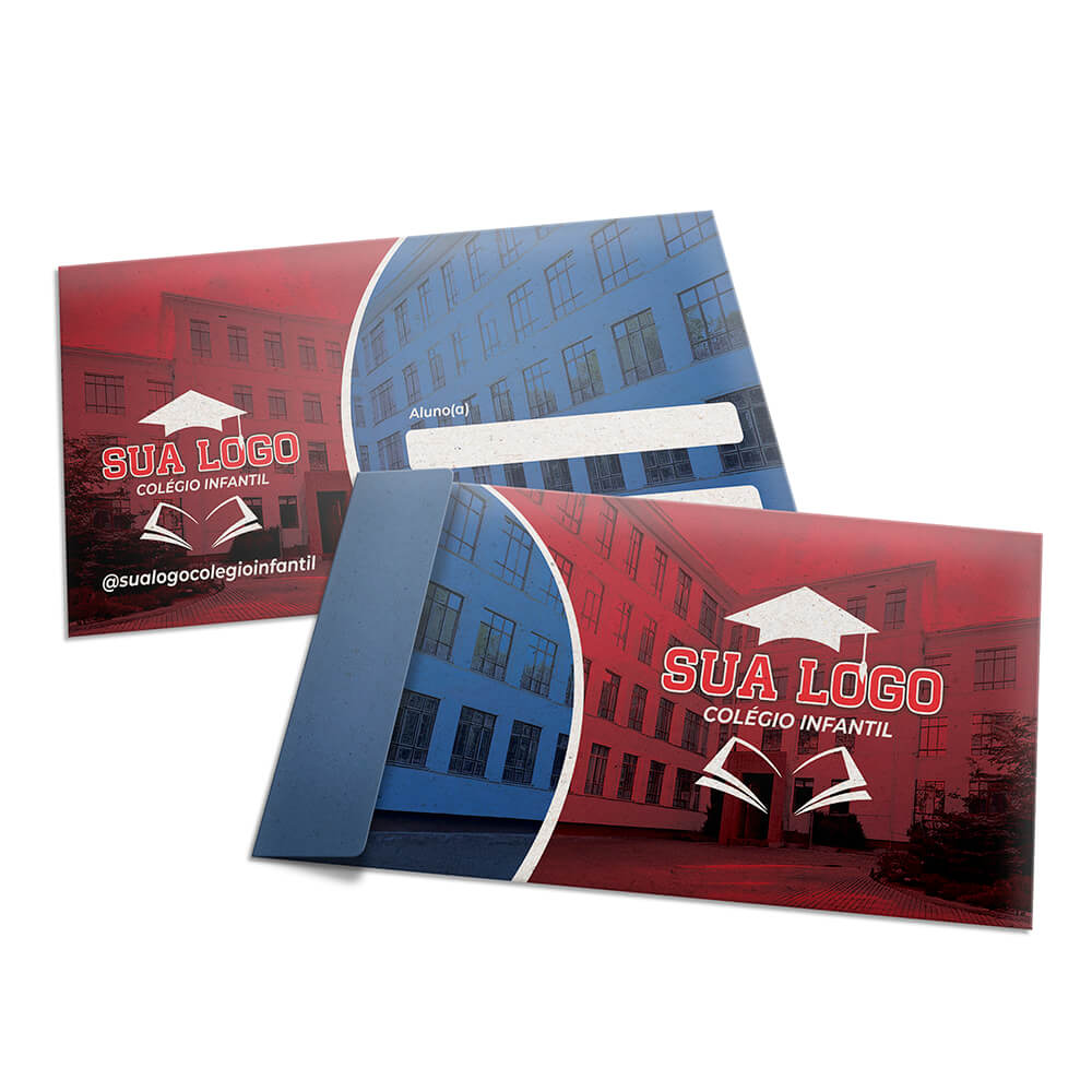 Envelopes Personalizados Aba Lateral (230x110mm) Reciclato Digital 90g