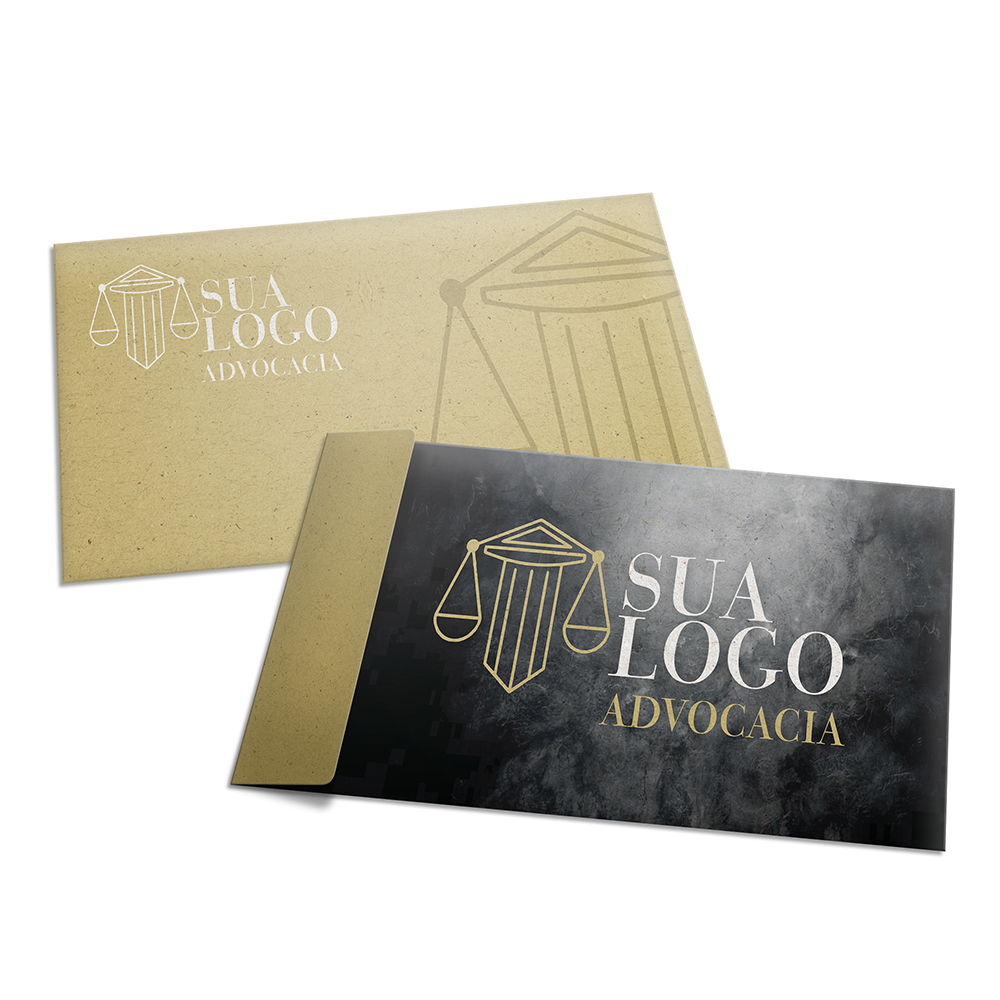 Envelopes Personalizados Aba Lateral (230x110mm) Reciclato Digital 90g