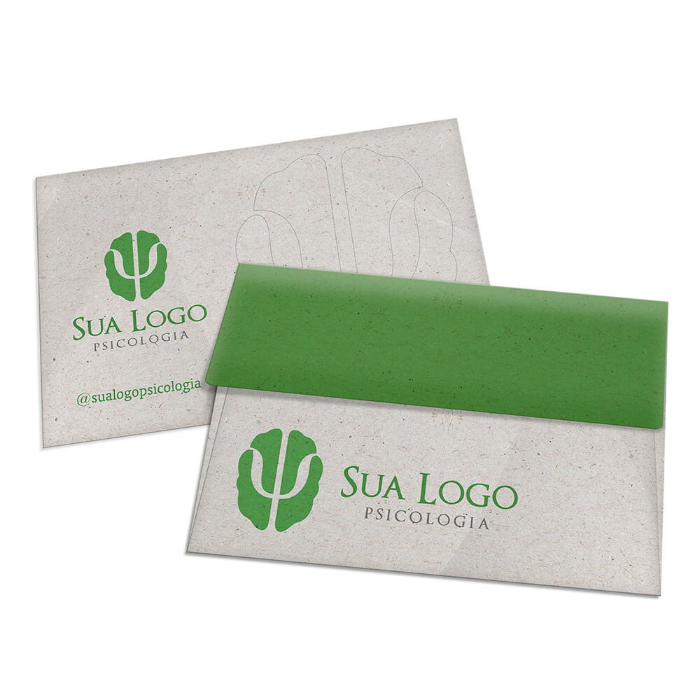 Envelopes Personalizados Comercial (167x105mm) Reciclato Digital 90g