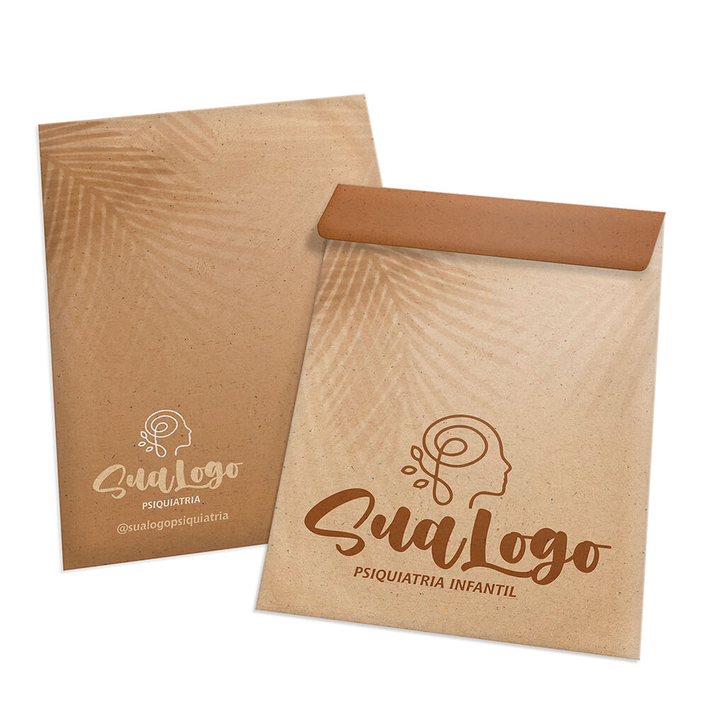 Envelopes Personalizados Reciclato 90g Meio Saco (200x280mm)
