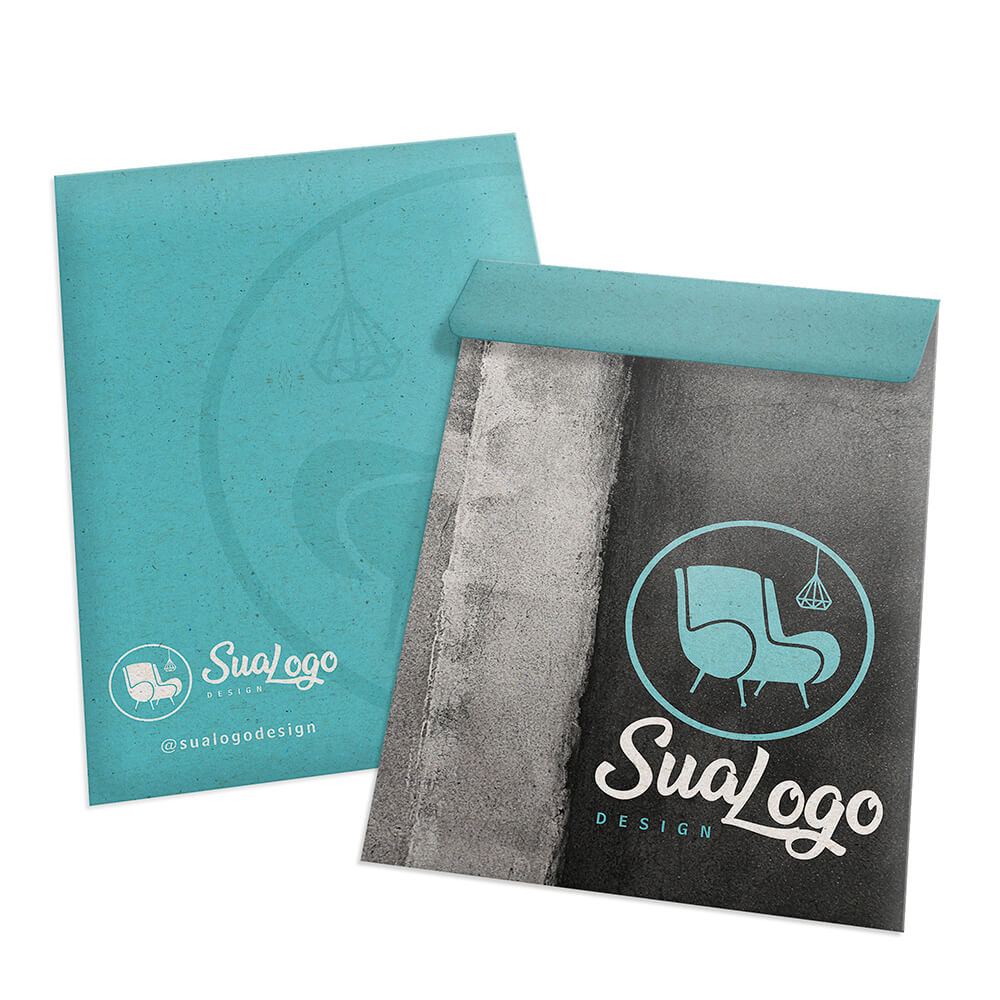 Envelopes Personalizados Reciclato 90g Meio Saco (200x280mm)