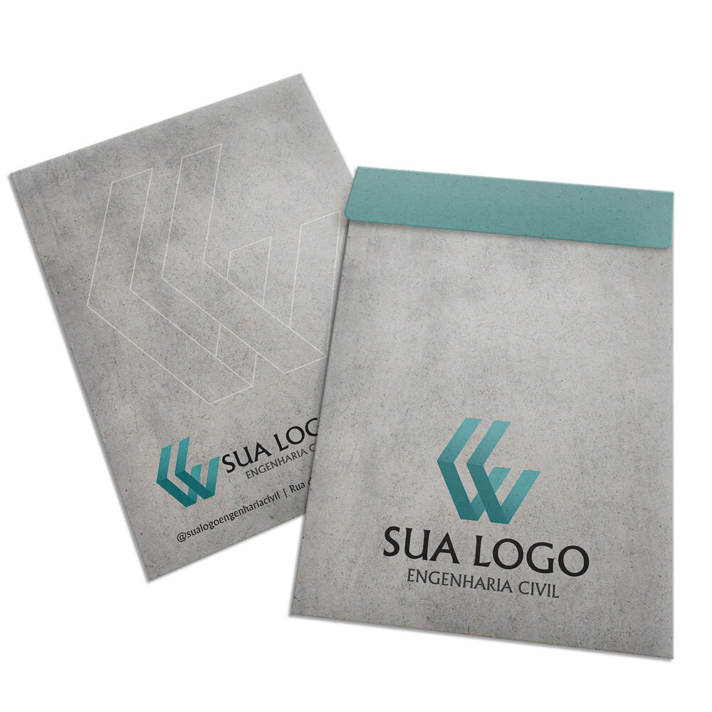 Envelopes Personalizados Reciclato 90g Saco (250x350mm)