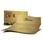 Convites Realeza Gold Master 300g Sem Verniz