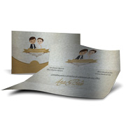 Convites Realeza Silver Lux 300g Sem Verniz