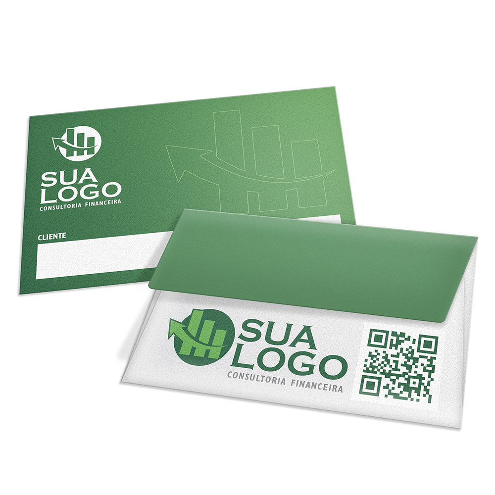 Envelopes Personalizados Mini (122x77mm) Apergaminhado 90g