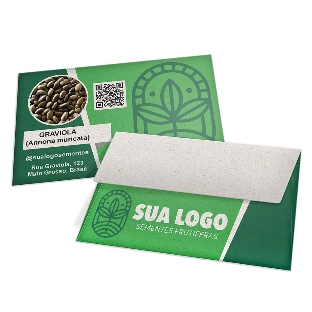 Envelopes Personalizados Mini (122x77mm) Reciclato Digital 90g