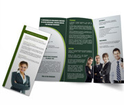 Folders E Mala Direta Couchê 150g Sem Verniz 2 dobras