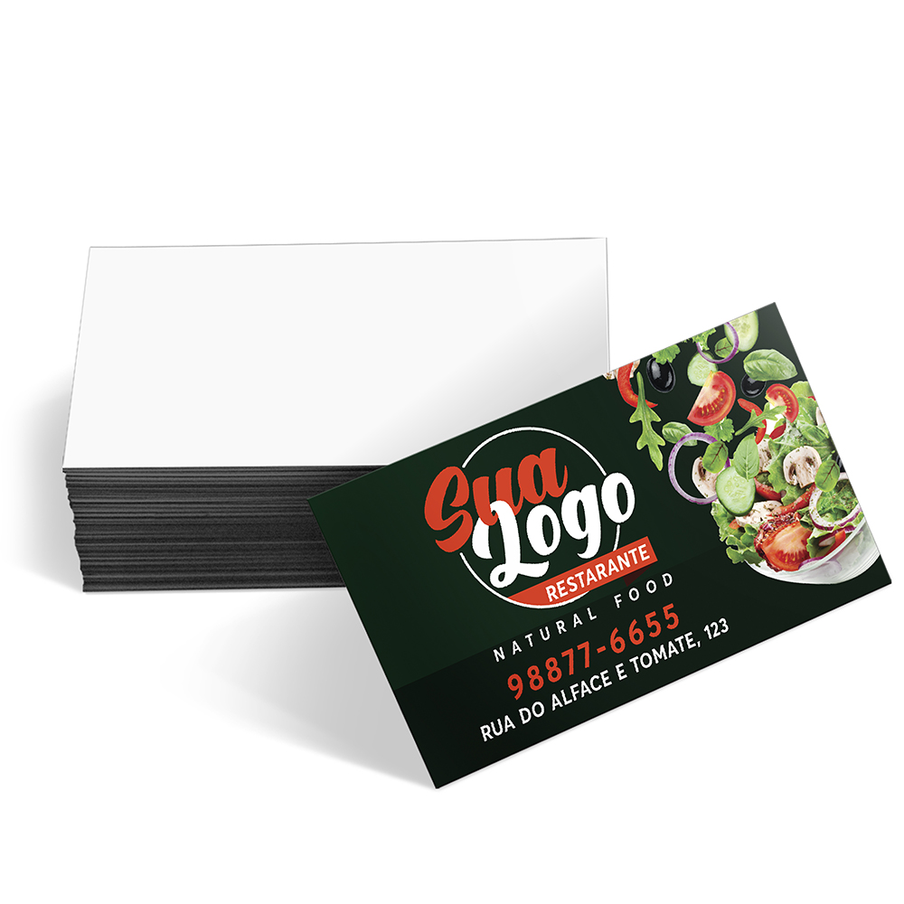 Cartões Fidelidade Couchê 250g Sem Verniz