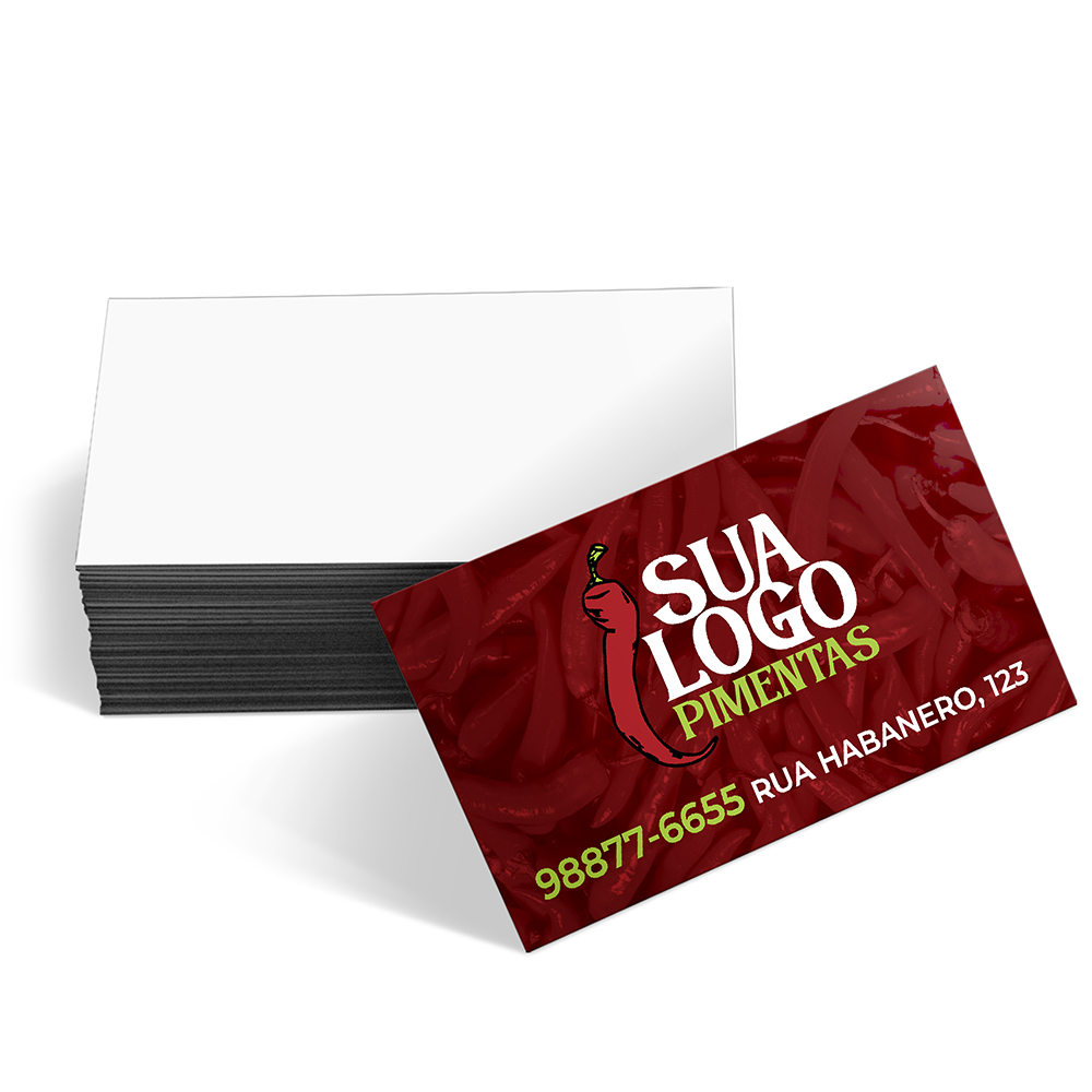 Cartões Fidelidade Couchê 250g Sem Verniz