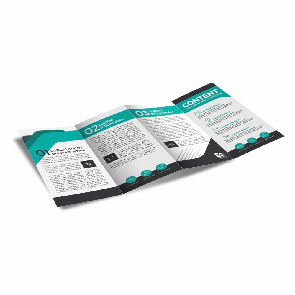 Folders E Mala Direta Apergaminhado 90g 3 dobras