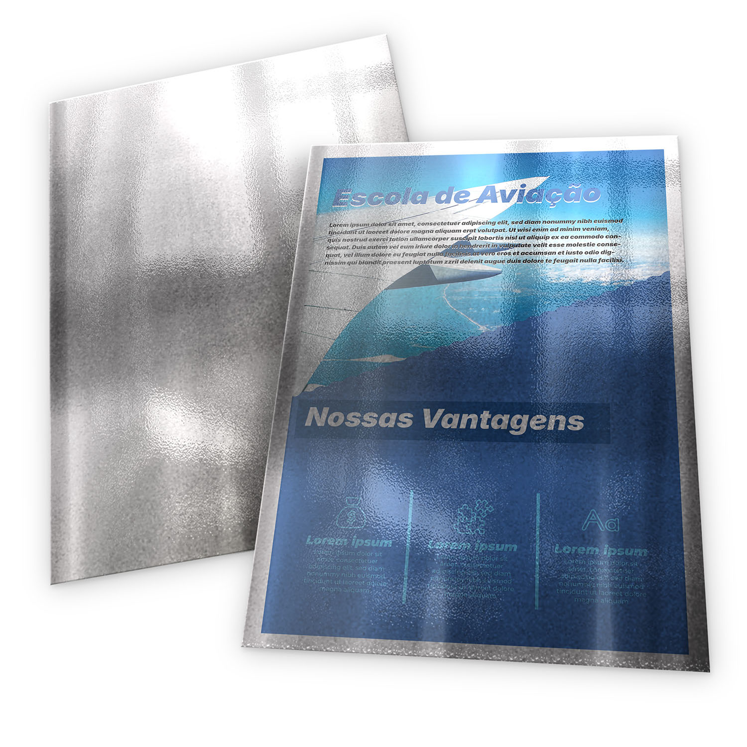 Folhas Avulsas Papéis Especiais Silver Lux 300g