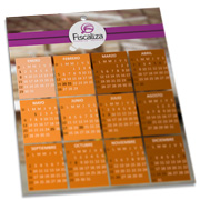 Folhinha De Parede Couchê 250g Sem Verniz (270x343mm)