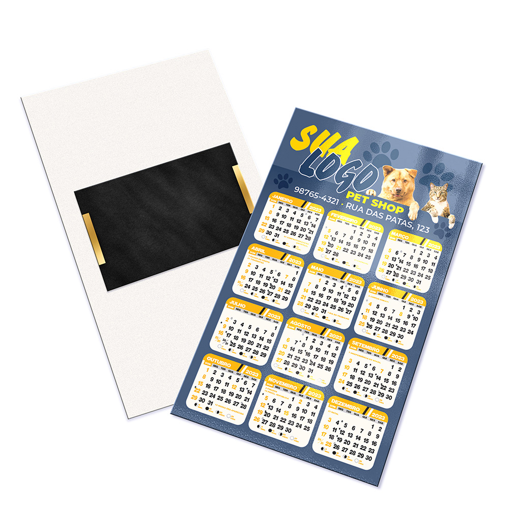 Postais Imantado Simples Supremo 255g Verniz Uv Total Frente