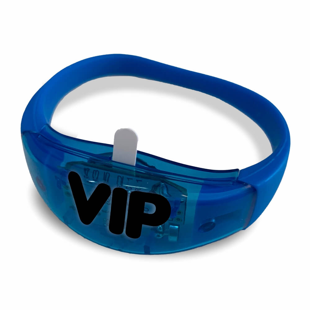 Pulseira De Led em Silicone (Azul)