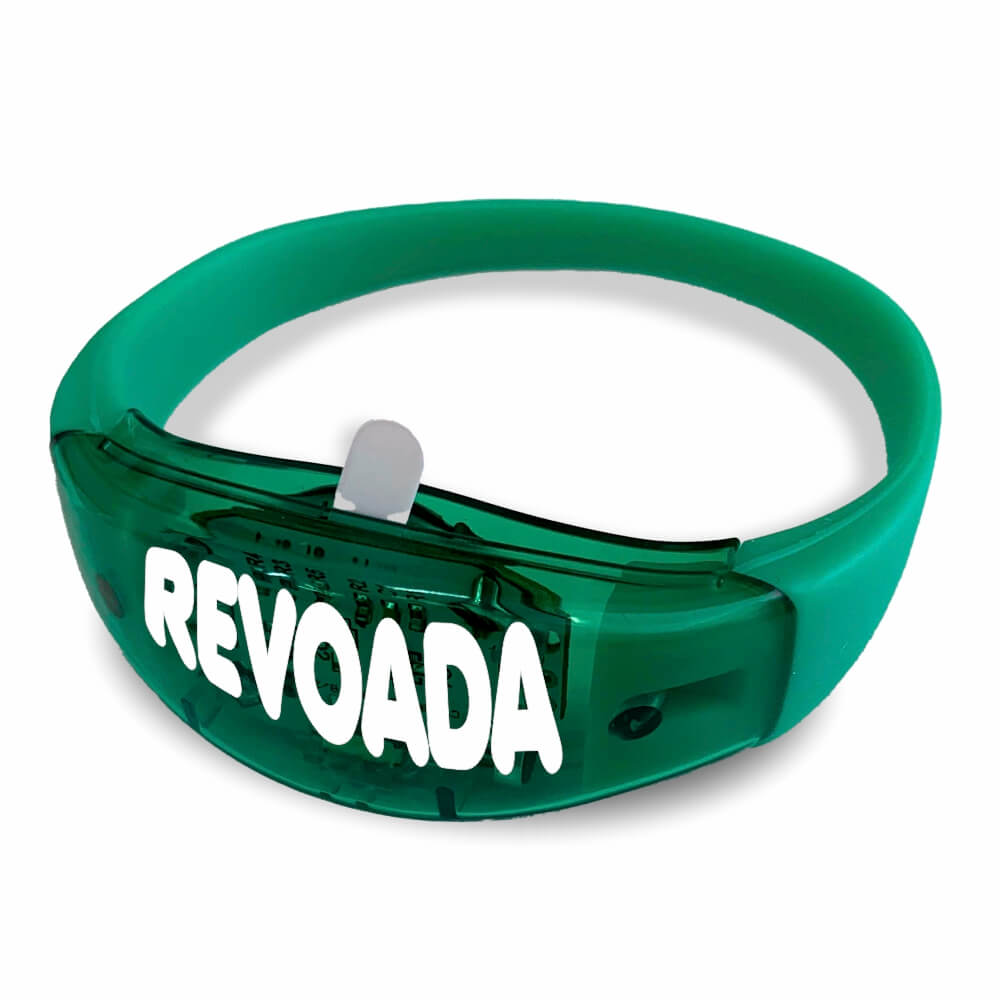 Pulseira De Led em Silicone (Verde)