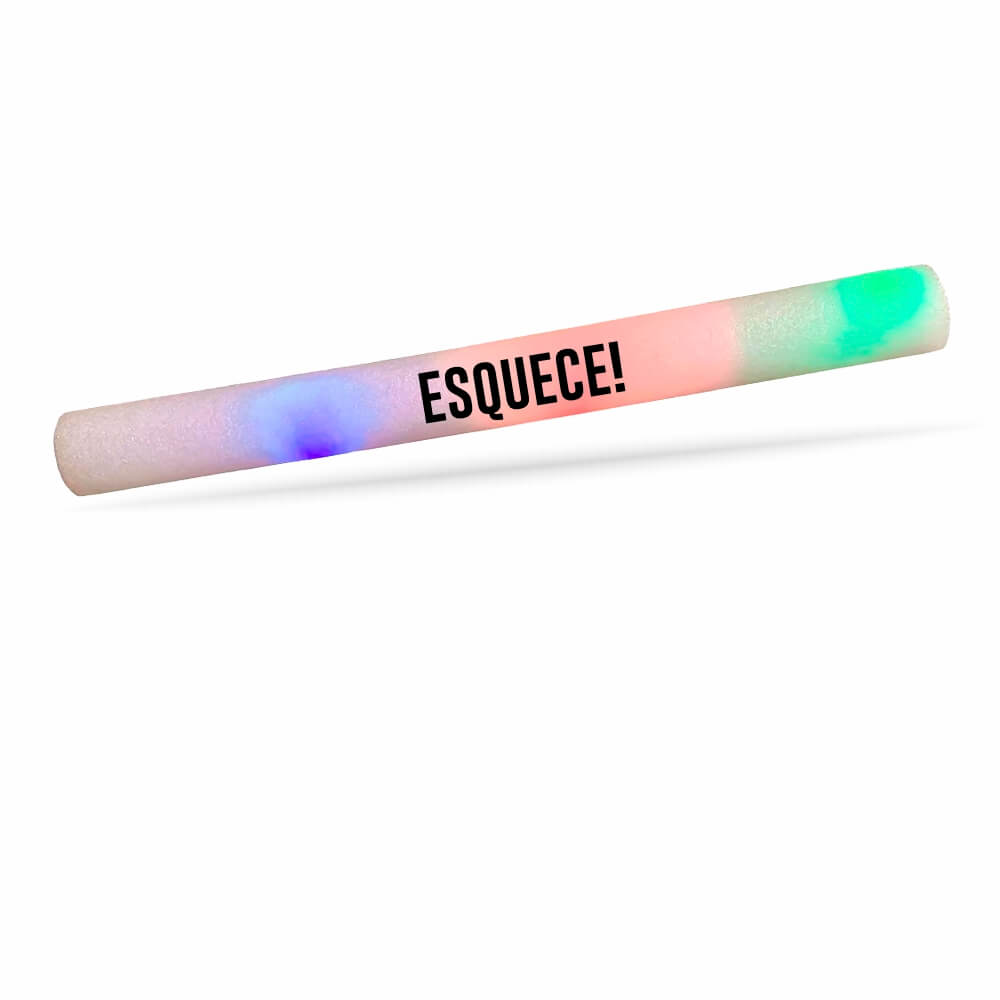 Bastão De Led Espuma Branca