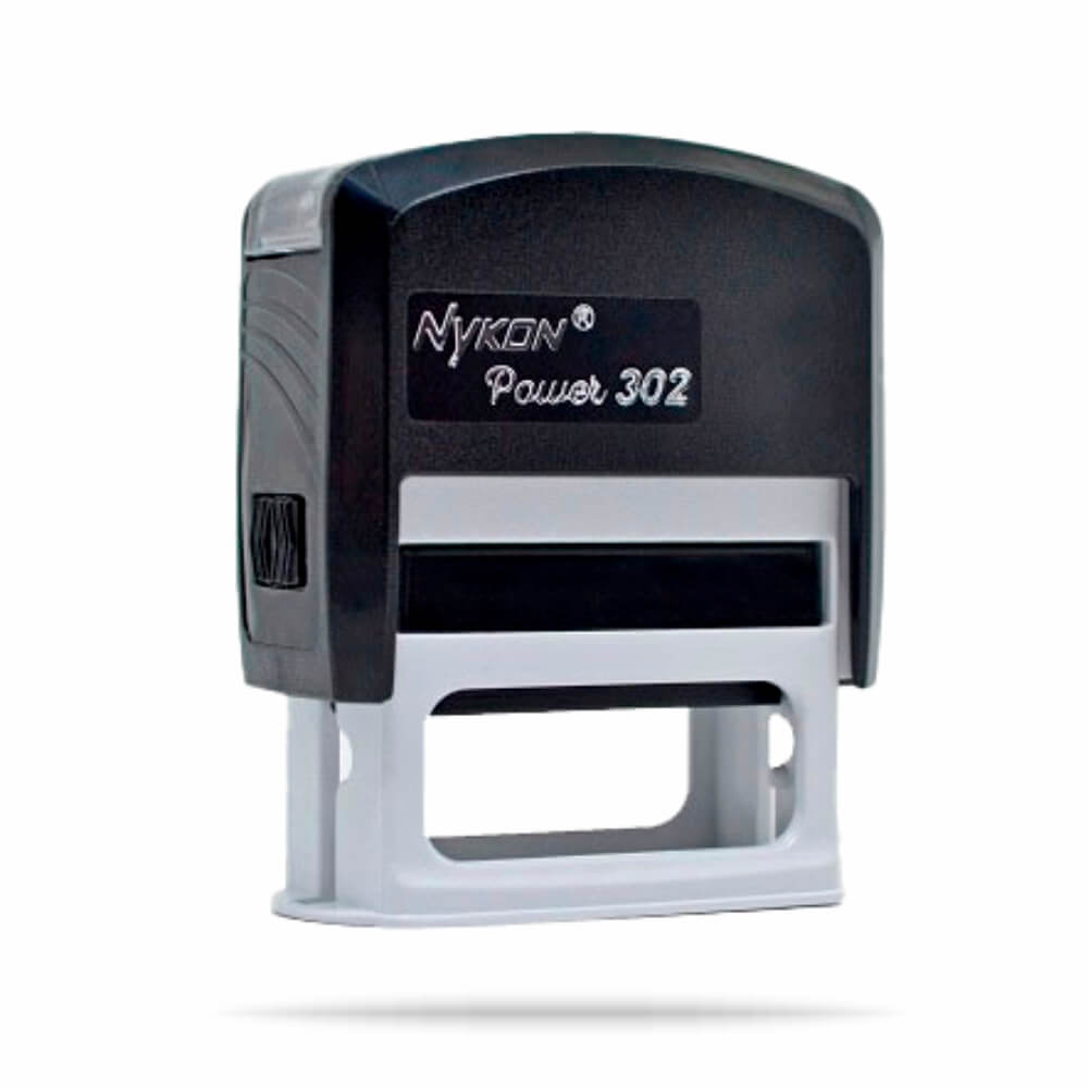Carimbos Automáticos Power Nykon 302 38x14mm Preto