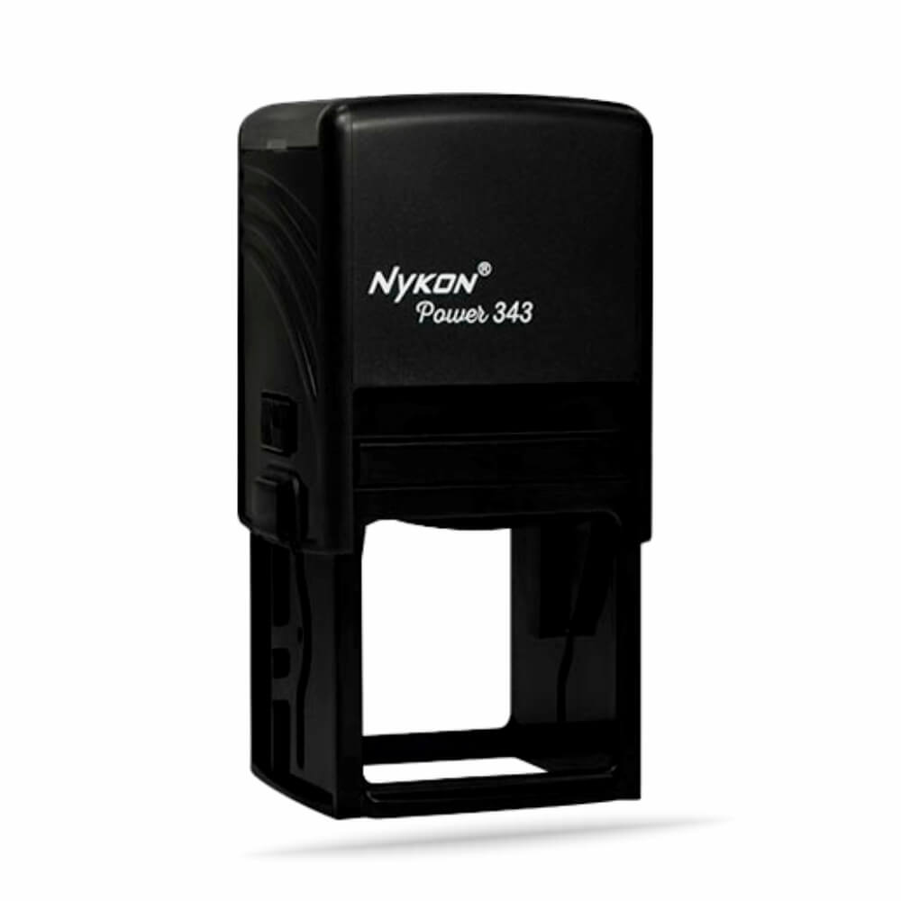 Carimbos Automáticos Power Nykon Nq343 43x43mm Preto