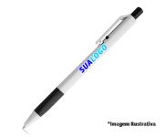 Canetas Impressão Colorida Plásticas Roy Branca