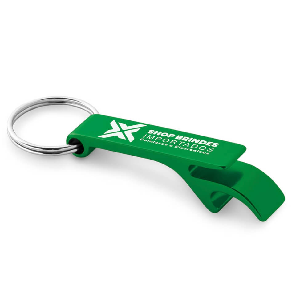 Abridor Gravação A Laser Alumínio Multifunção (Verde)