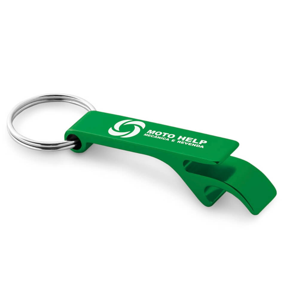 Abridor Gravação A Laser Alumínio Multifunção (Verde)