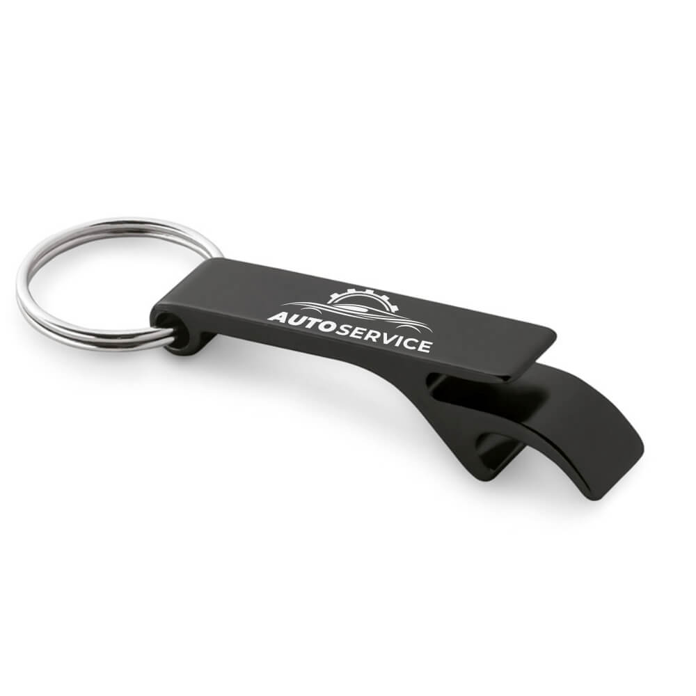 Abridor Gravação A Laser Alumínio Multifunção (Preto)