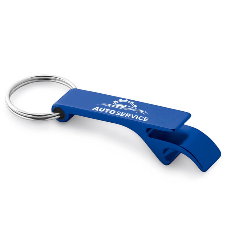 Abridor Gravação A Laser Alumínio Multifunção (Azul)