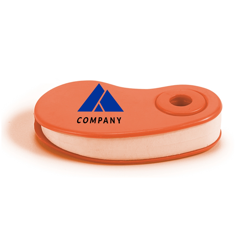 Borracha em TPR com Capa Protetora em PP (Laranja)