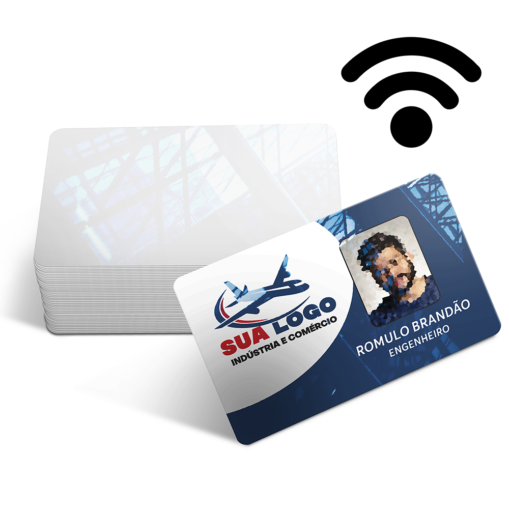 Cartão De Proximidade Pvc Branco