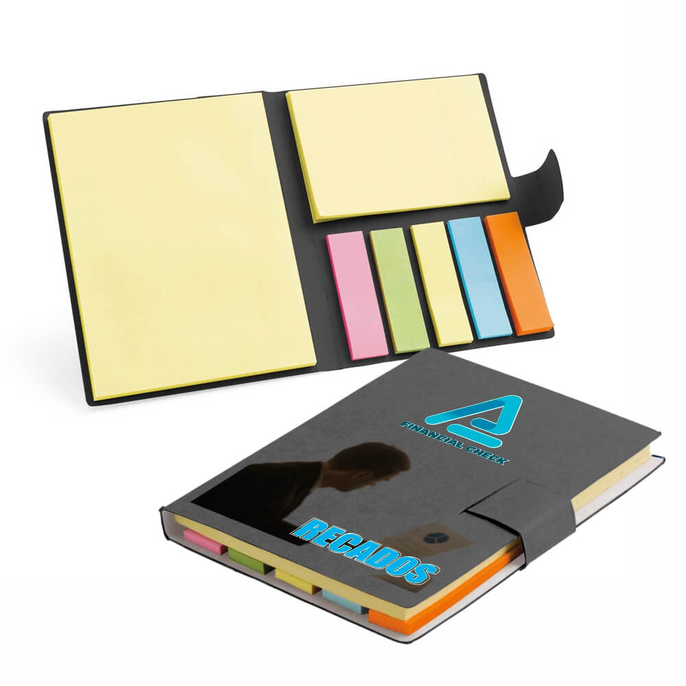 Bloco De Post It Preto 70g (105x80mm)