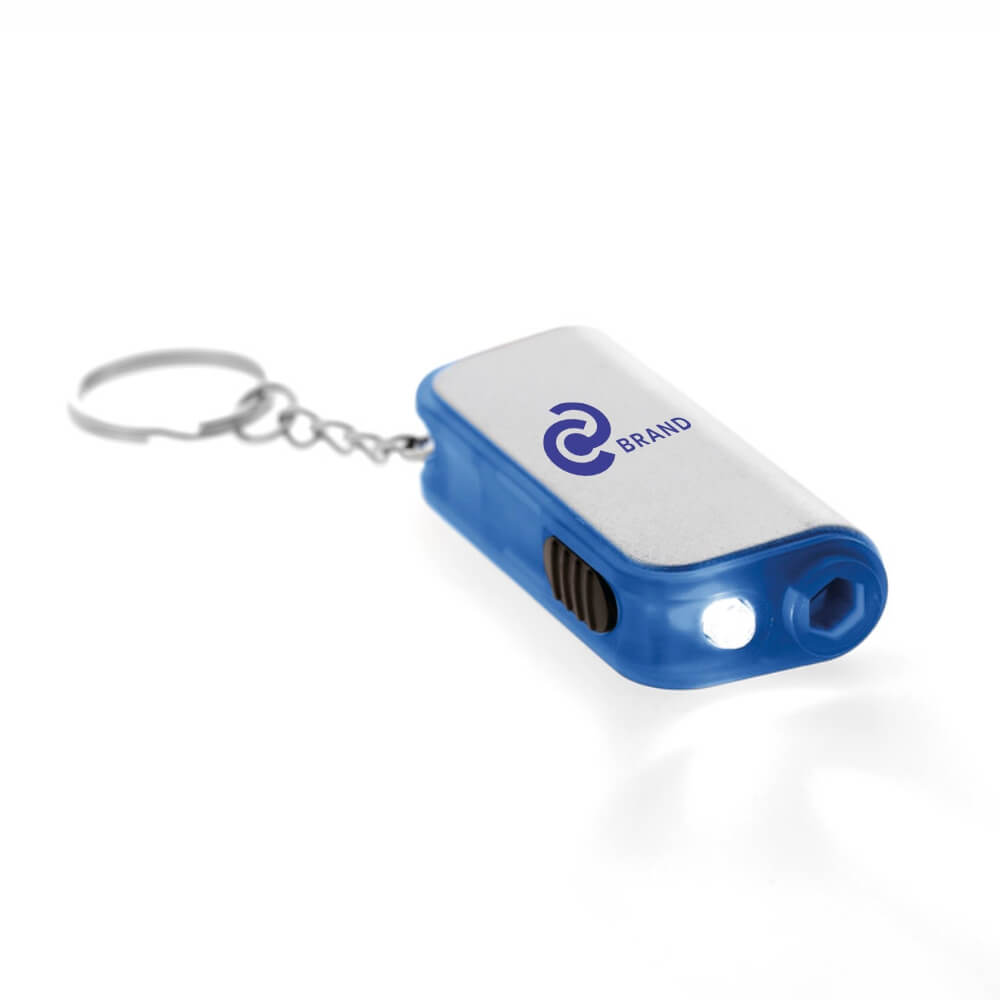 Chaveiro Com Led Gobo Com Ferramenta (Azul)