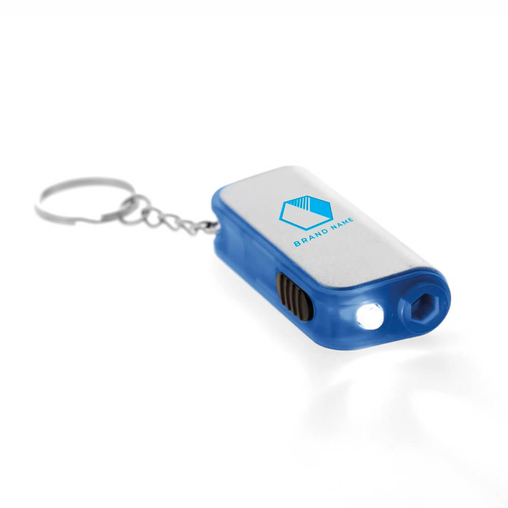 Chaveiro Com Led Gobo Com Ferramenta (Azul)