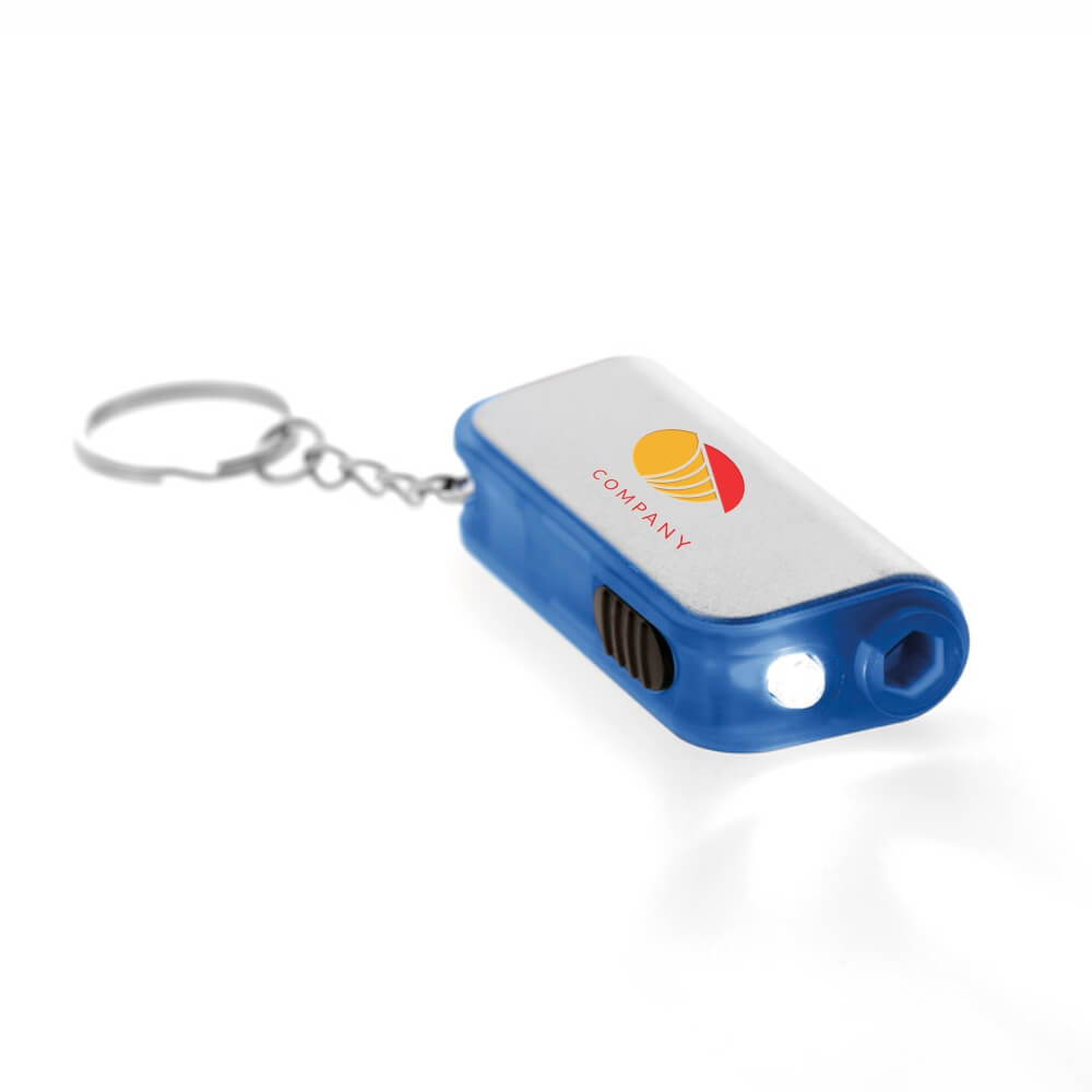Chaveiro Com Led Gobo Com Ferramenta (Azul)
