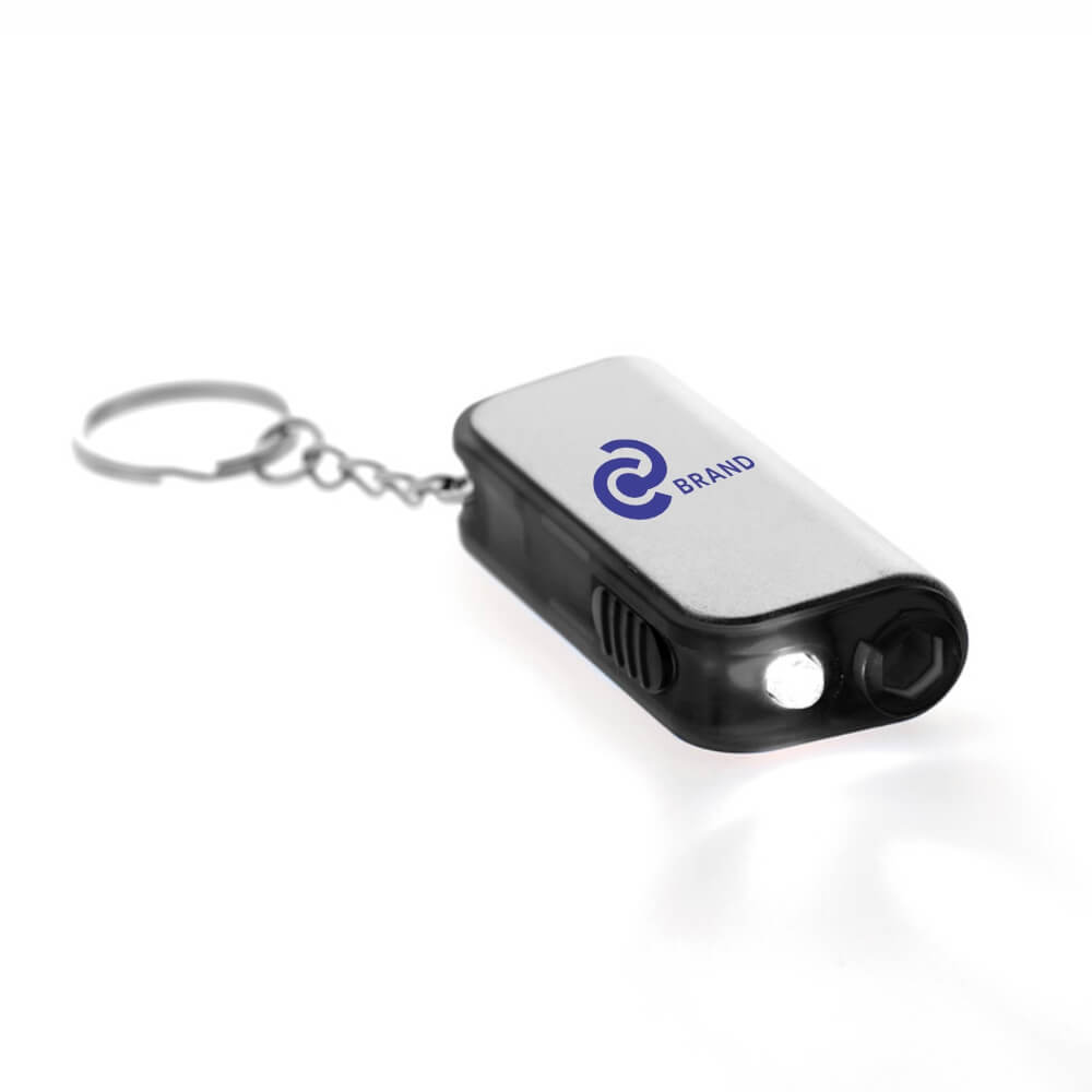 Chaveiro Com Led Gobo Com Ferramenta (Preto)