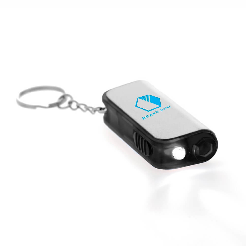 Chaveiro Com Led Gobo Com Ferramenta (Preto)