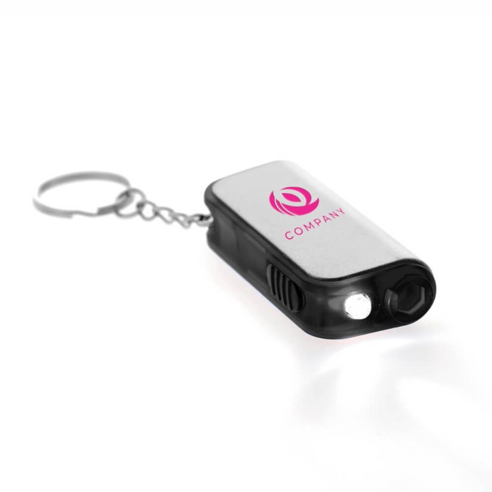 Chaveiro Com Led Gobo Com Ferramenta (Preto)