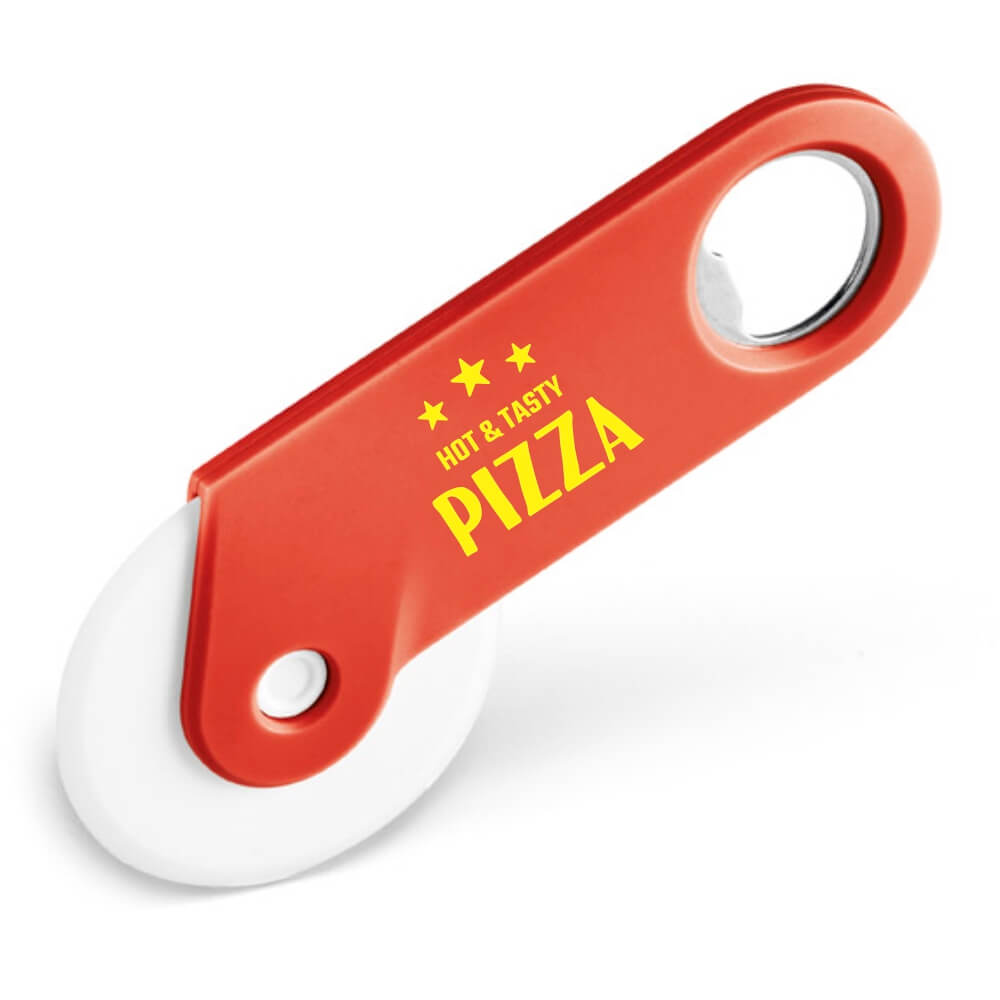 Abridor Cortador De Pizza Tradicional Tokev (Vermelho)