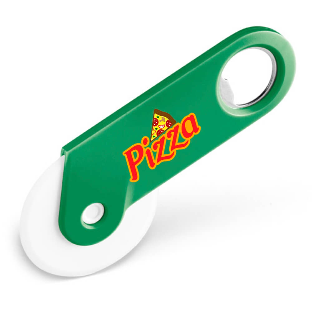 Abridor Cortador De Pizza Tradicional Tokev (Verde)