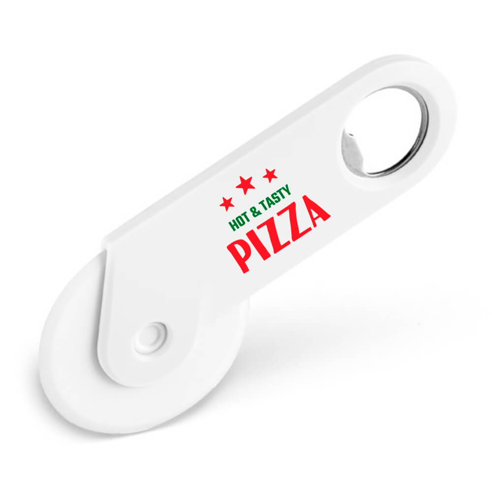 Abridor Cortador De Pizza Tradicional Tokev (Branco)