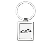 Chaveiro Gravação a Laser Aço Quadrado