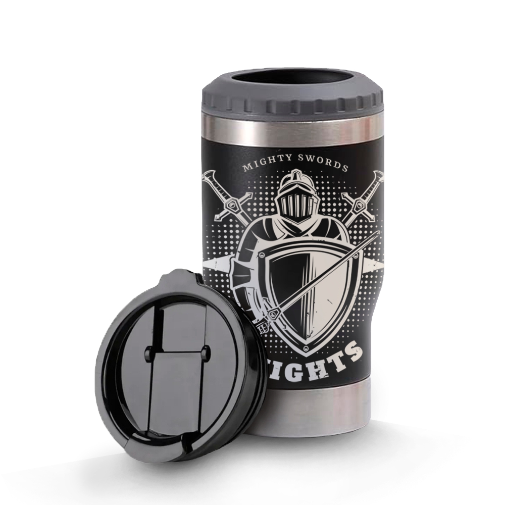 Copos Térmicos Modelo Multifunção 420ml Gravação 360 Preto