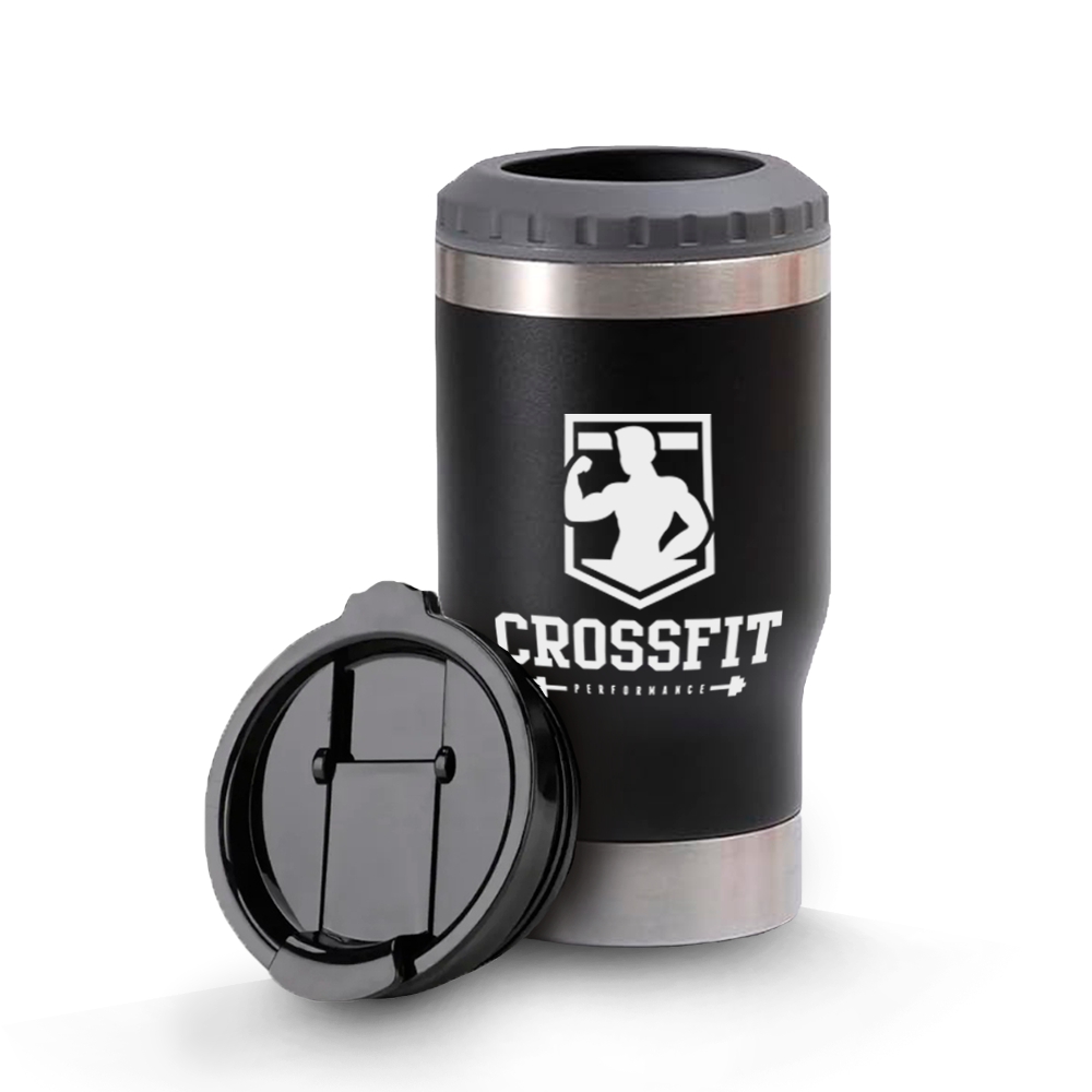 Copos Térmicos Modelo Multifunção 420ml Gravação Frontal Preto