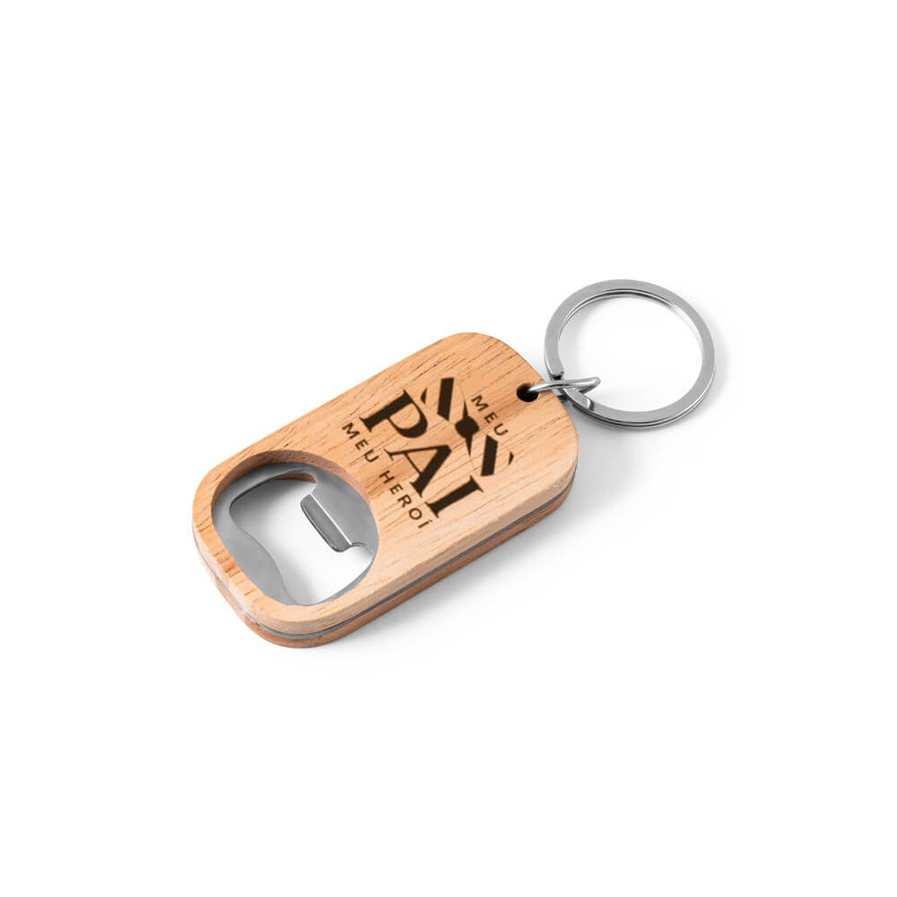 Abridor Gravação A Laser Bambu Modelo Rústico