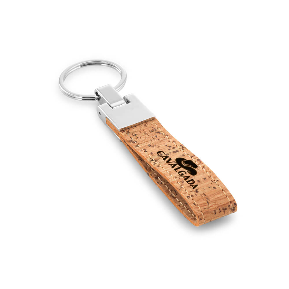 Chaveiro Gravação a Laser Cortiça Modelo Tira